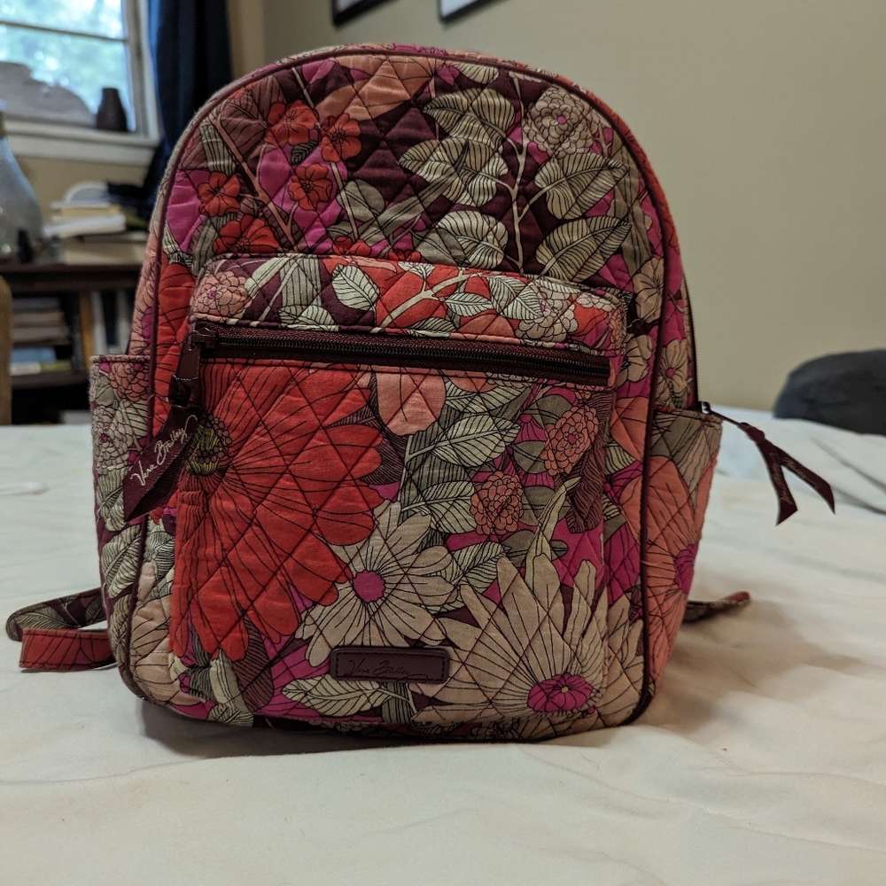 Vera Bradley Pink Floral Mini-Backpack